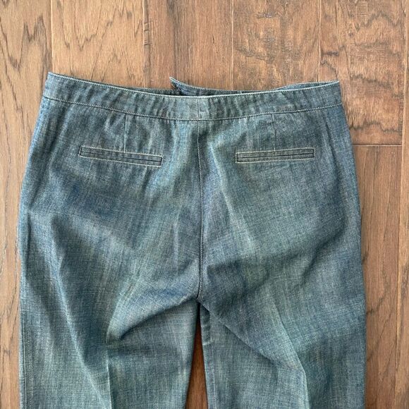 Calvin Klein Denim Cotton Trousers size 6 - Picture 7 of 7